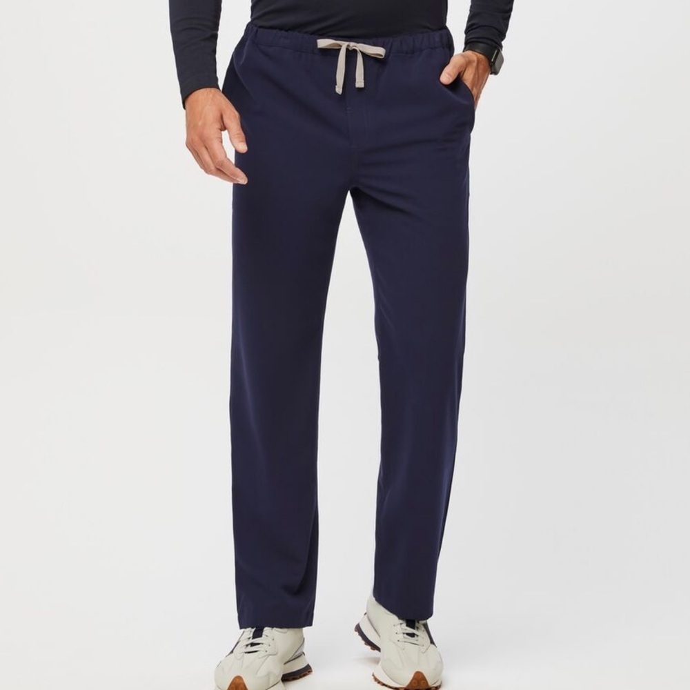 Figs Technical Collection Mens Pisco Basic Scrub Pants Blue FM4500T Size M/Tall